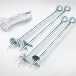 ShelterLogic Anchors-Anchor Auger Kit Set of 4