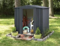Arrow Metal Sheds-6 x 5 x 6 ft Anthracite Shed