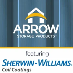 Arrow Metal Sheds-8 x 8 x 6 ft Blue Shed