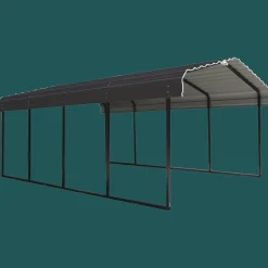 Arrow Truck/Suv|Auto-12 x 20 x 7 ft Charcoal Carport