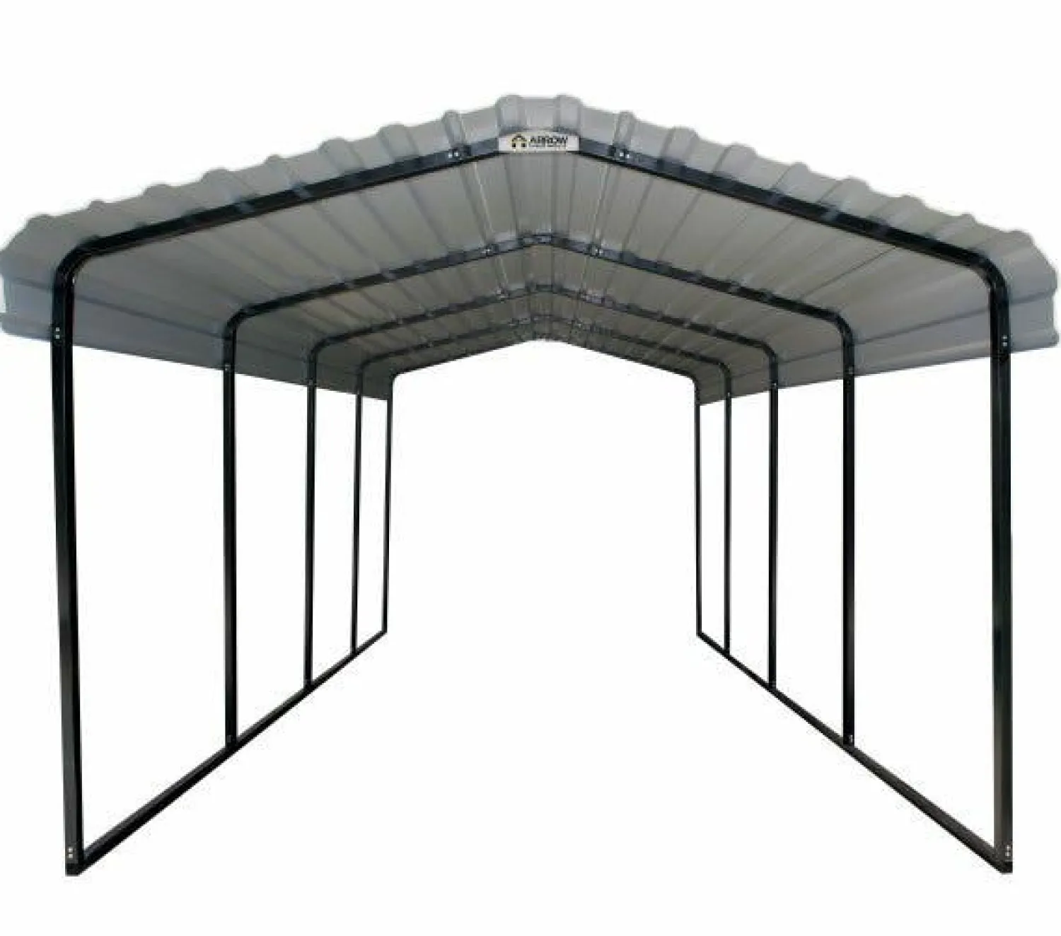 Arrow Vans|Rv-12 x 24 x 9 ft Charcoal Carport