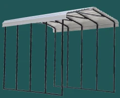 Arrow Rv|Vans-14 x 38 x 14 ft Charcoal RV Carport