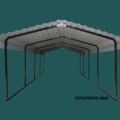 Arrow Truck/Suv-12 x 24 x 7 ft Charcoal Carport