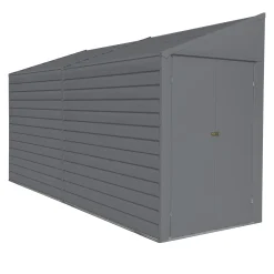 Arrow Metal Sheds|Garden Sheds-4 x 7 x 6.8 ft Charcoal Yardsaver Steel Storage Shed