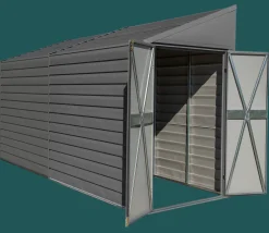 Arrow Metal Sheds|Garden Sheds-4 x 7 x 6.8 ft Charcoal Yardsaver Steel Storage Shed