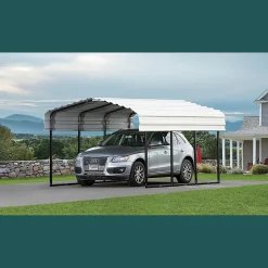 Arrow Boat|Atv-10 x 15 x 7 ft Eggshell Carport