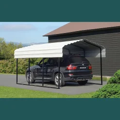 Arrow Boat|Atv-10 x 15 x 7 ft Eggshell Carport