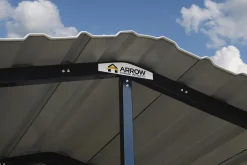 Arrow Semi-Truck|Vans-14 x 20 x 14 ft Eggshell RV Carport