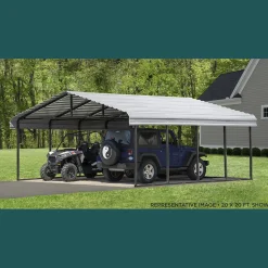 Arrow Truck/Suv|Auto-20 x 29 x 7 ft Eggshell Carport