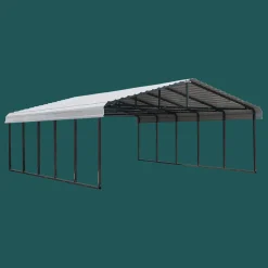 Arrow Truck/Suv|Auto-20 x 24 x 7 ft Eggshell Carport