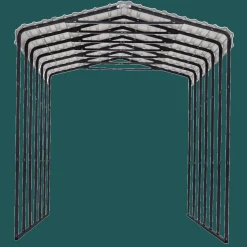 Arrow Semi-Truck|Vans-14 x 29 x 14 ft Eggshell RV Carport