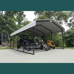 Arrow Truck/Suv|Auto-12 x 20 x 7 ft Eggshell Carport