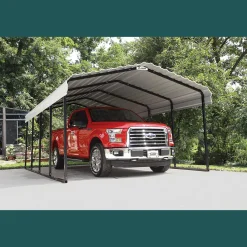 Arrow Truck/Suv|Auto-12 x 20 x 7 ft Eggshell Carport