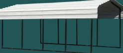 Arrow Auto-10 x 20 x 7 ft Eggshell Carport