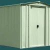 Arrow Metal Sheds-6 x 7 x 6 ft Green Shed