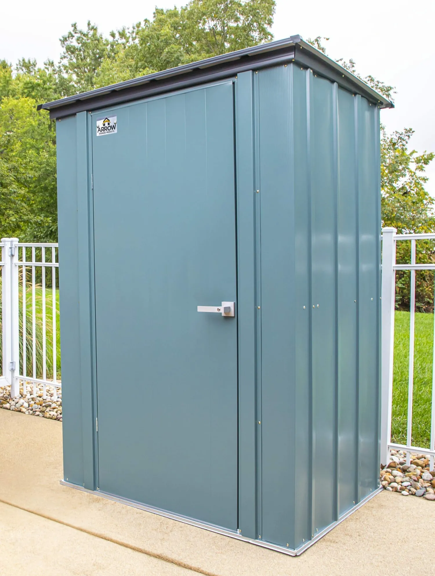 Arrow Metal Sheds-4 x 3 x 6 ft Green Shed