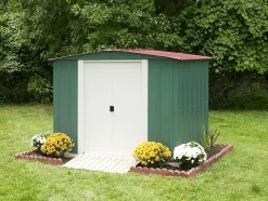 Arrow Metal Sheds-8 x 6 x 6 ft Green Shed