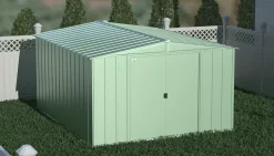 Arrow Metal Sheds-12 x 10 x 6 ft Green Shed
