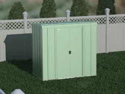 Arrow Metal Sheds-6 x 4 x 6 ft Green Shed