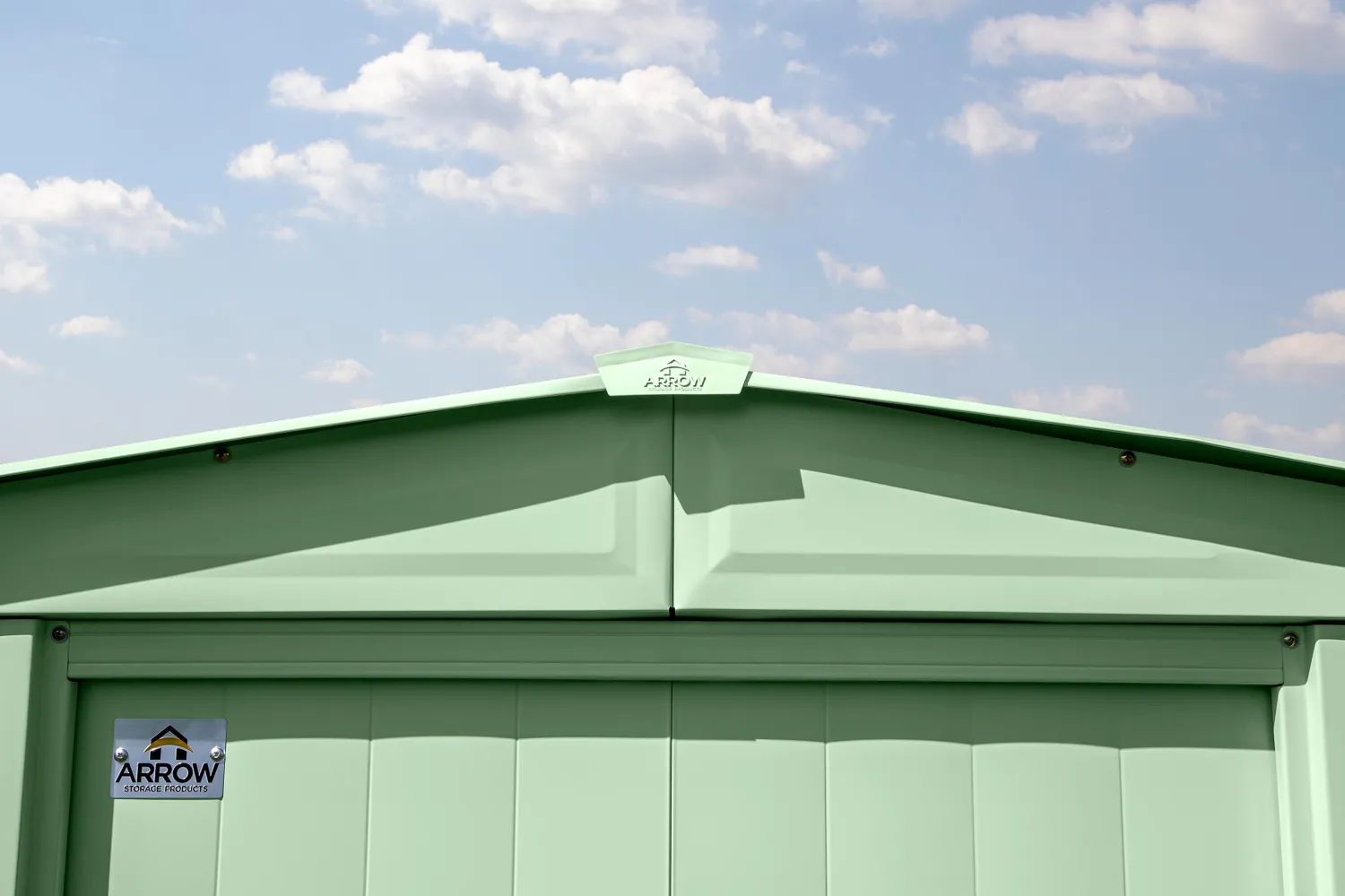 Arrow Metal Sheds-10 x 14 x 6 ft Green Shed