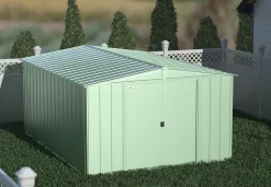 Arrow Metal Sheds-10 x 14 x 6 ft Green Shed