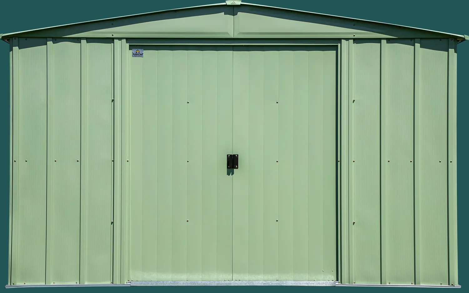 Arrow Metal Sheds-10 x 8 x 6 ft Green Shed