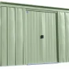 Arrow Metal Sheds-10 x 4 x 6 ft Green Shed