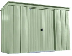 Arrow Metal Sheds-10 x 4 x 6 ft Green Shed