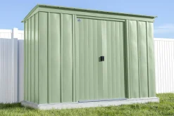 Arrow Metal Sheds-10 x 4 x 6 ft Green Shed