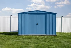 Arrow Metal Sheds-10 x 7 x 6 ft Grey Shed