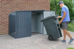 Arrow Metal Sheds-6 x 3 x 4 ft Grey Shed