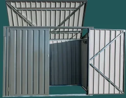 Arrow Metal Sheds-6 x 3 x 4 ft Grey Shed