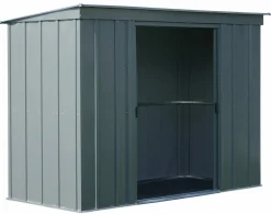 Arrow Metal Sheds-6 x 4 x 6 ft Grey Shed