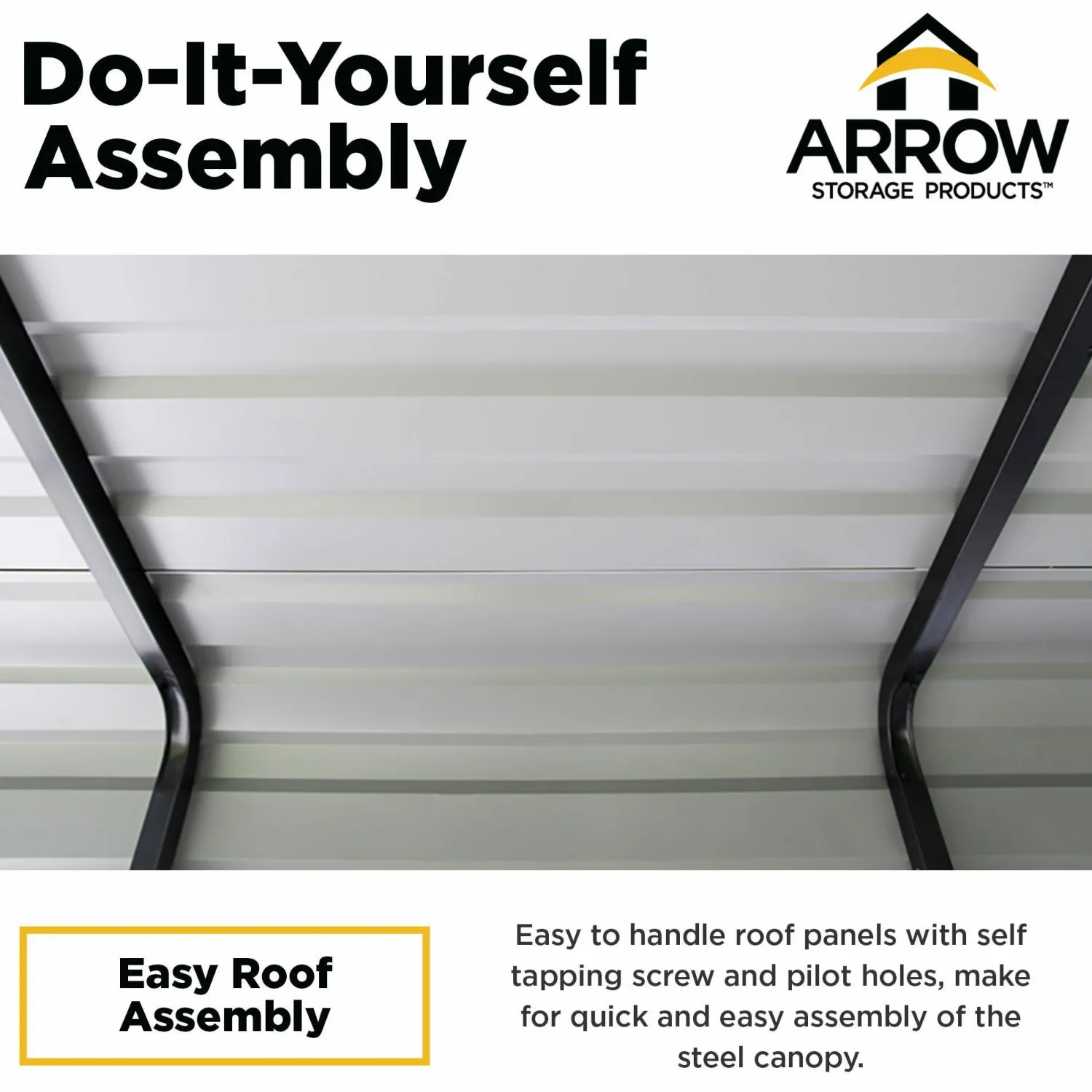 Arrow Truck/Suv-Carport, 20 ft. x 42 ft. x 7 ft. Eggshell