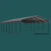 Arrow Truck/Suv|Auto-Carport, 20 ft. x 33 ft. x 7 ft. Charcoal