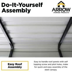 Arrow Truck/Suv|Auto-Carport, 20 ft. x 33 ft. x 7 ft. Eggshell