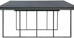 Arrow Equipment|Golf Cart-Carport 20x20x09 Charcoal BKP
