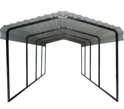 Arrow Vans|Rv-Carport 12x29x09 Charcoal BKP