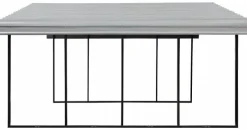 Arrow Equipment|Golf Cart-Carport 20x20x09 Eggshell BKP