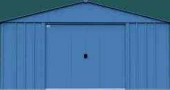 Arrow Metal Sheds-Classic 14 x 14 x 7 ft Blue Grey Steel Storage Shed