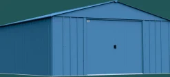 Arrow Metal Sheds-Classic 14 x 14 x 7 ft Blue Grey Steel Storage Shed