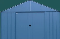 Arrow Metal Sheds-Classic 12 x 14 x 8 ft Blue Grey Steel Storage Shed