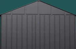 Arrow Metal Sheds-Classic 12 x 17 x 8 ft Charcoal Steel Storage Shed