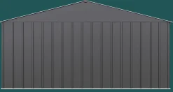 Arrow Metal Sheds-Classic 14 x 12 x 7 ft Charcoal Steel Storage Shed
