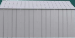 Arrow Metal Sheds-Classic Metal Shed, 12 x 14, Flute Grey