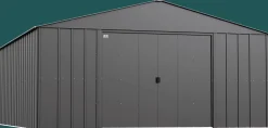 Arrow Metal Sheds-Classic Metal Shed, 14 x 17, Charcoal