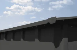 Arrow Metal Sheds-Classic Metal Shed, 12 x 12, Charcoal