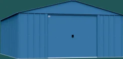 Arrow Metal Sheds-Classic Metal Shed, 14 x 17, Blue Grey
