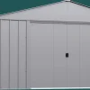 Arrow Metal Sheds-Classic Metal Shed, 14 x 17, Flute Grey