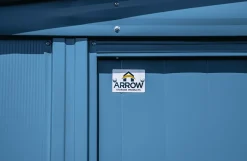 Arrow Metal Sheds-Classic Steel Storage Shed, 10X7, Blue Grey